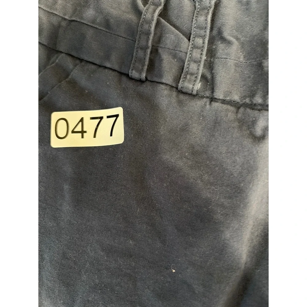 Preppy‎ Willow Bay Mens Navy Blue Chino Shorts Size 16 Cotton Blend Stretch Flat